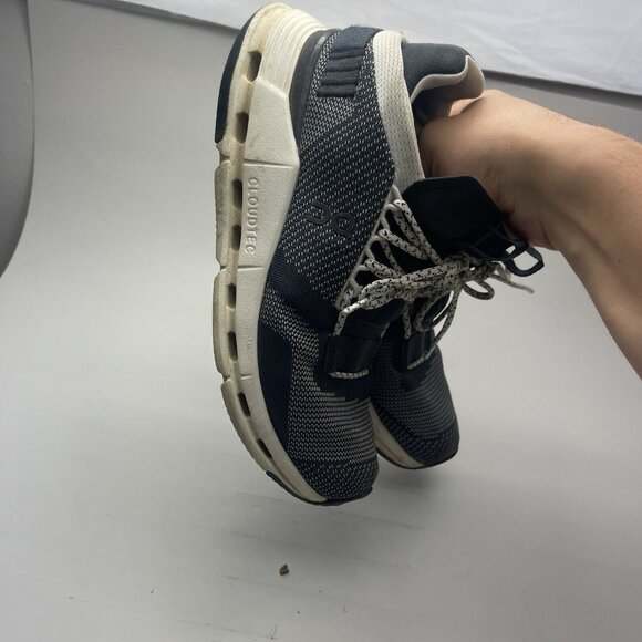 On Cloudnova Black White Running Shoe Sneakers Women - Sz 6 Read* - Picture 5 of 16